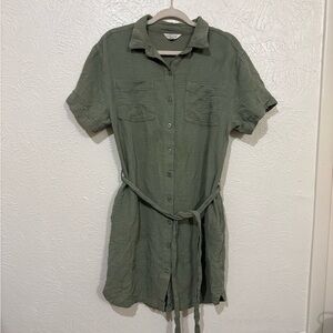 Weatherproof Green shirt Dress